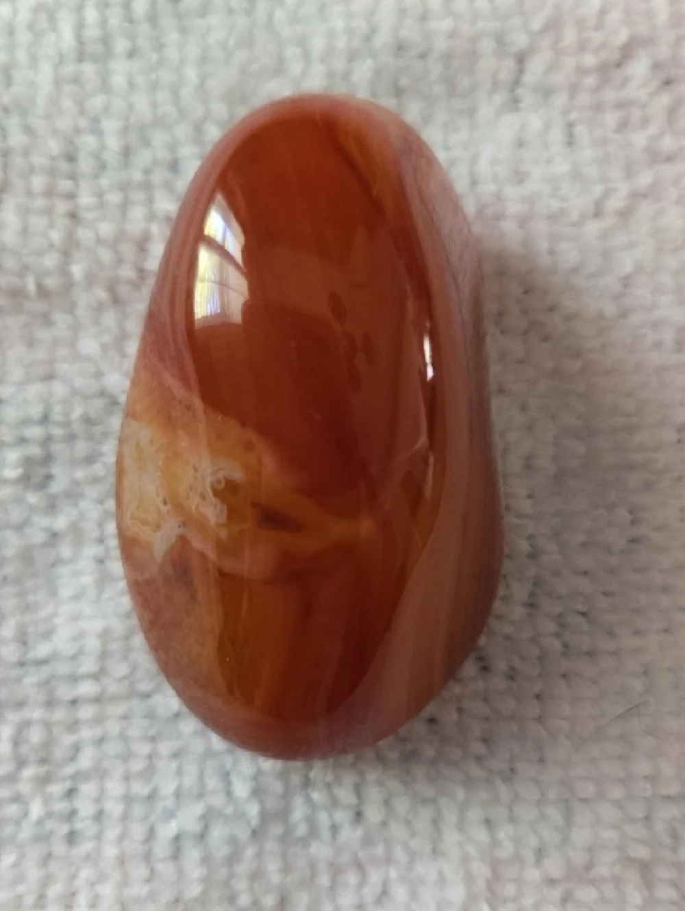 Polished Carnelian Stone Pair - Picture 5 of 6